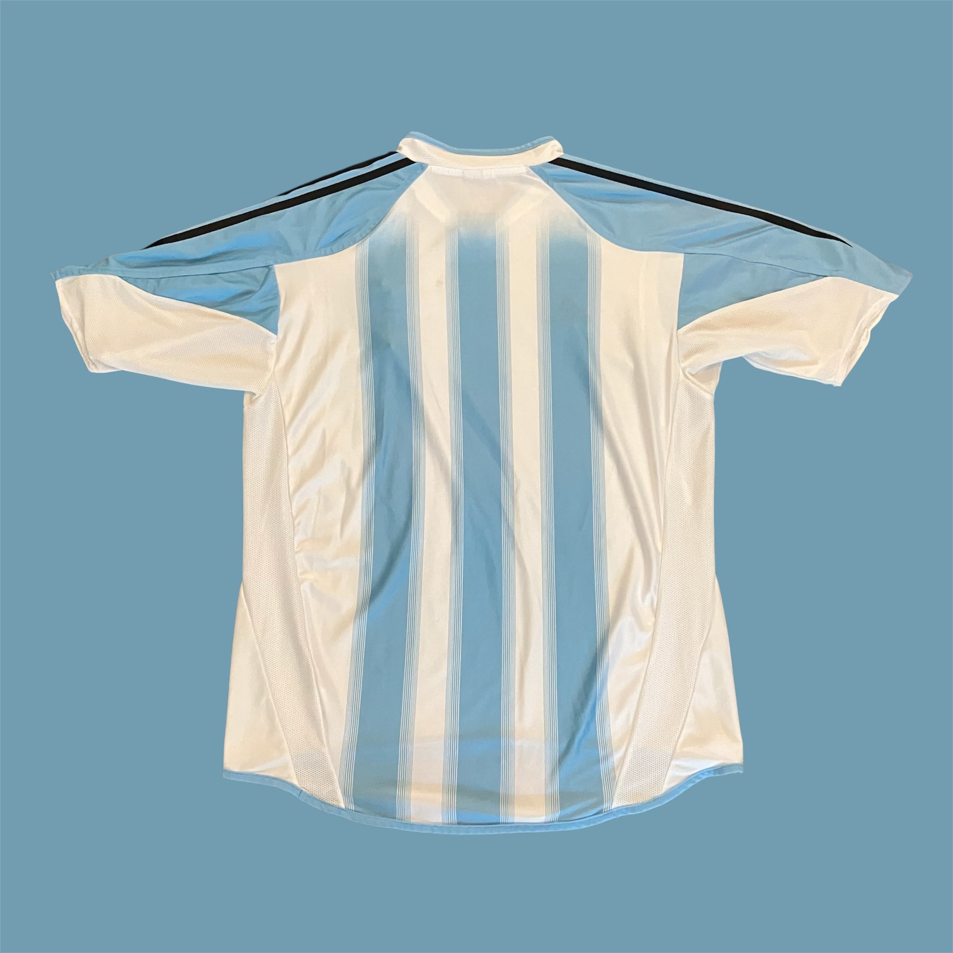 Argentina 2004 Home Stripe adidas Jersey Large