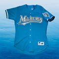 Florida Marlins 1993 Diamond Authentic Teal Jersey 44