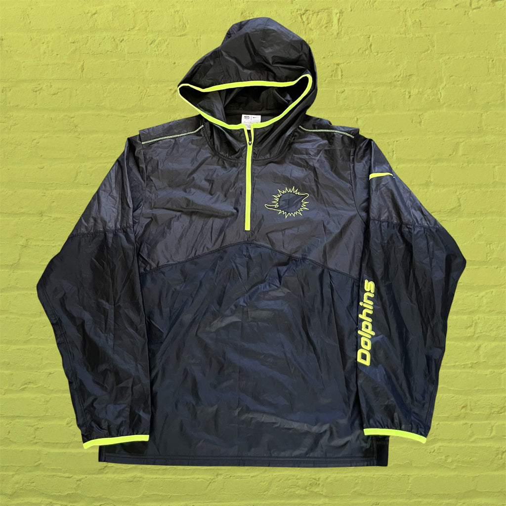 Miami Dolphins Black Nike Volt Windbreaker Jacket Small