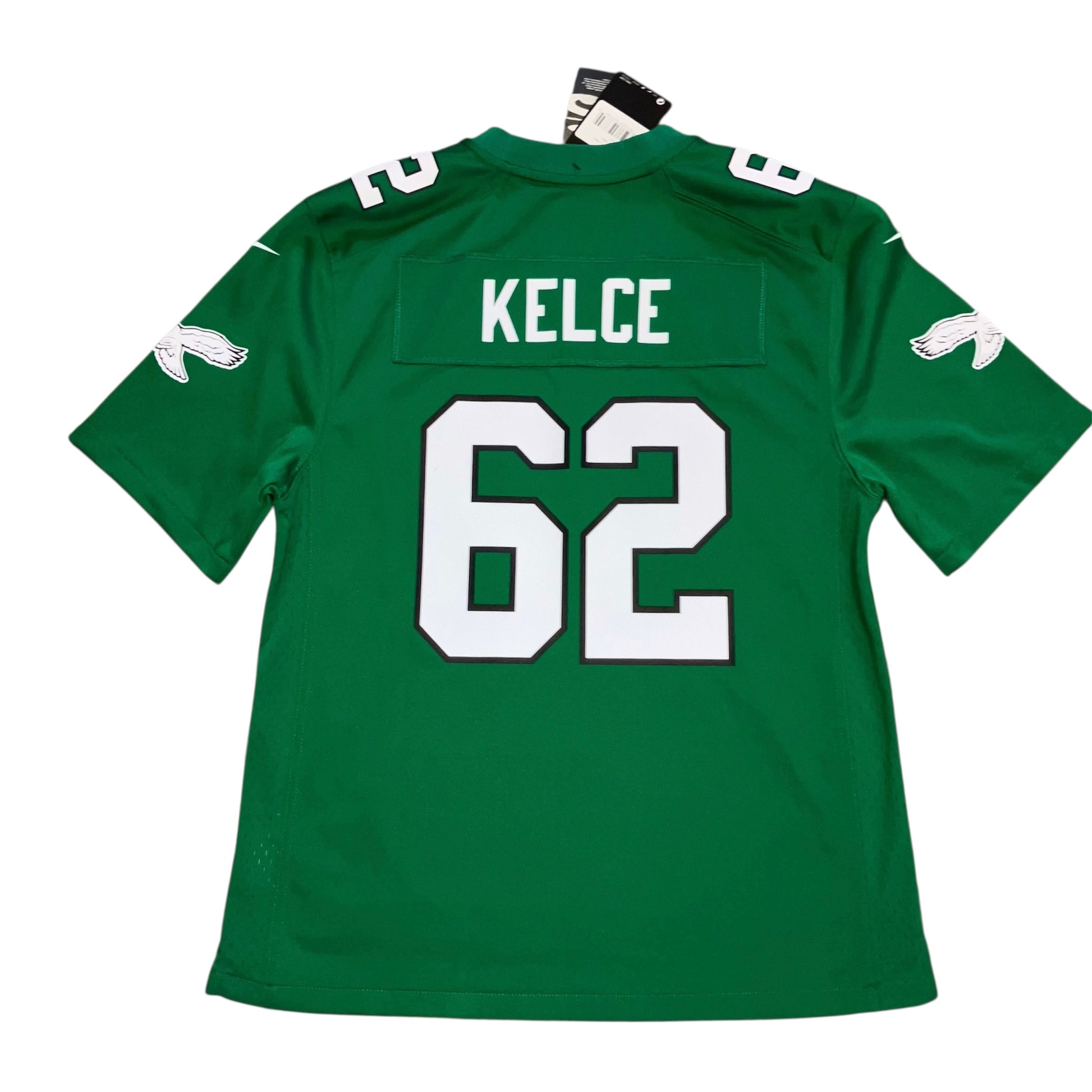 Jason Kelce NWT Philadelphia Eagles Kelly Nike Jersey Women Large