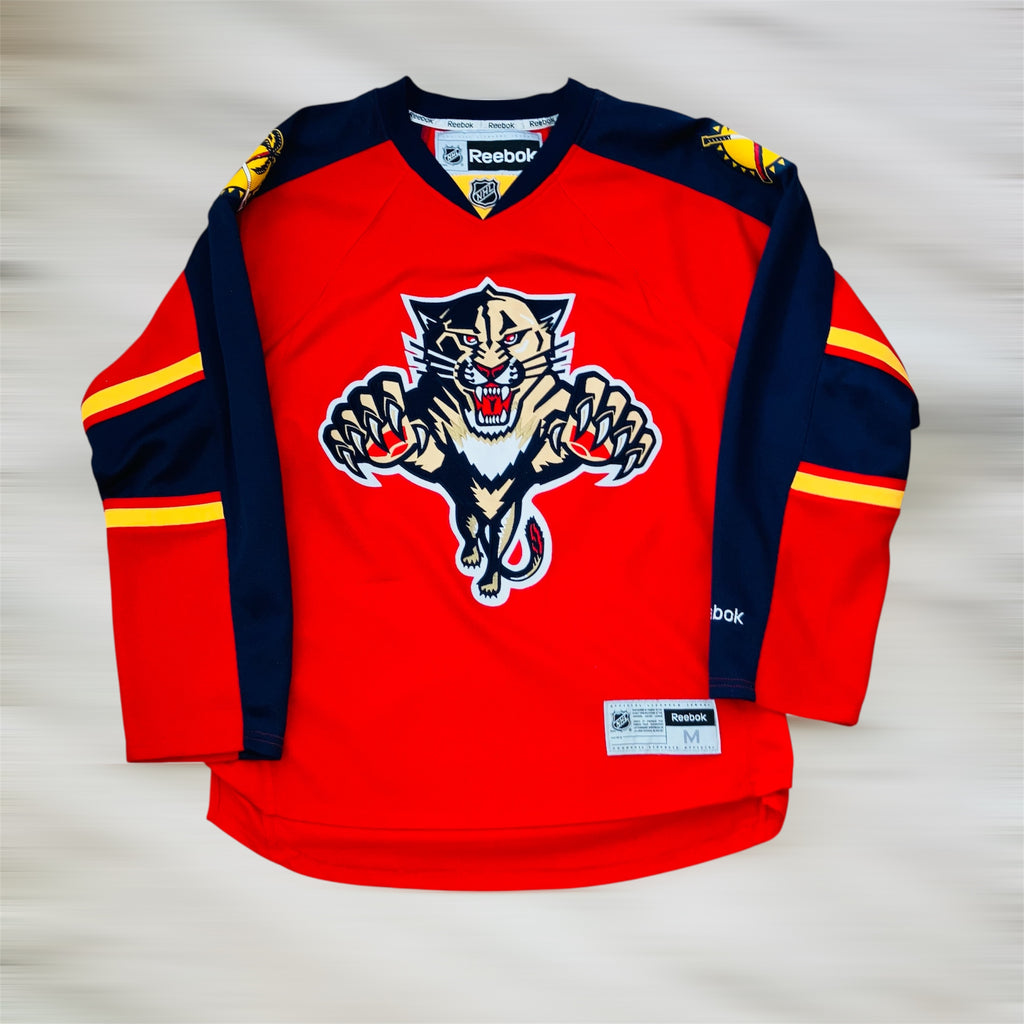 Florida Panthers Red Reebok Jersey Medium