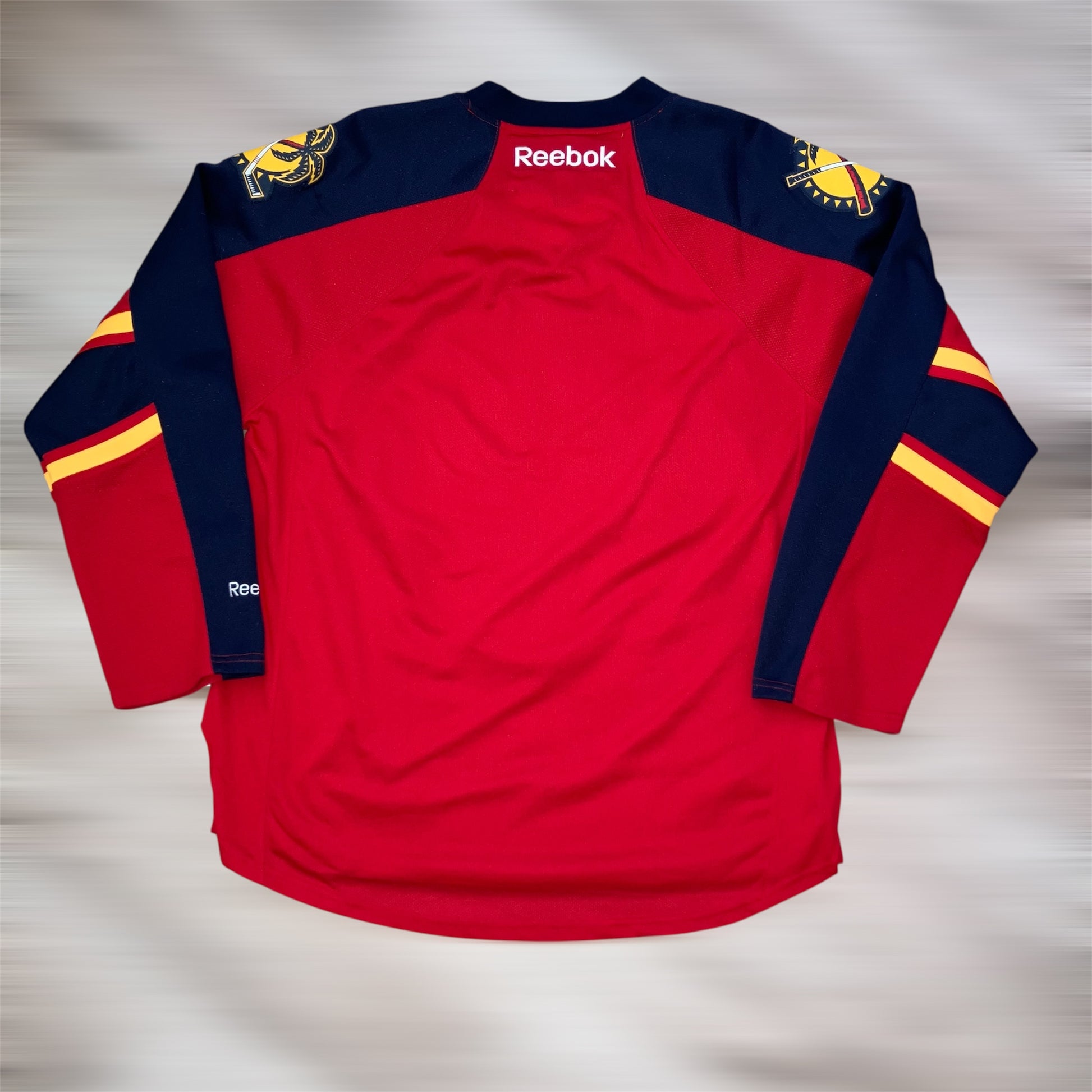 Florida Panthers Red Reebok Jersey Medium