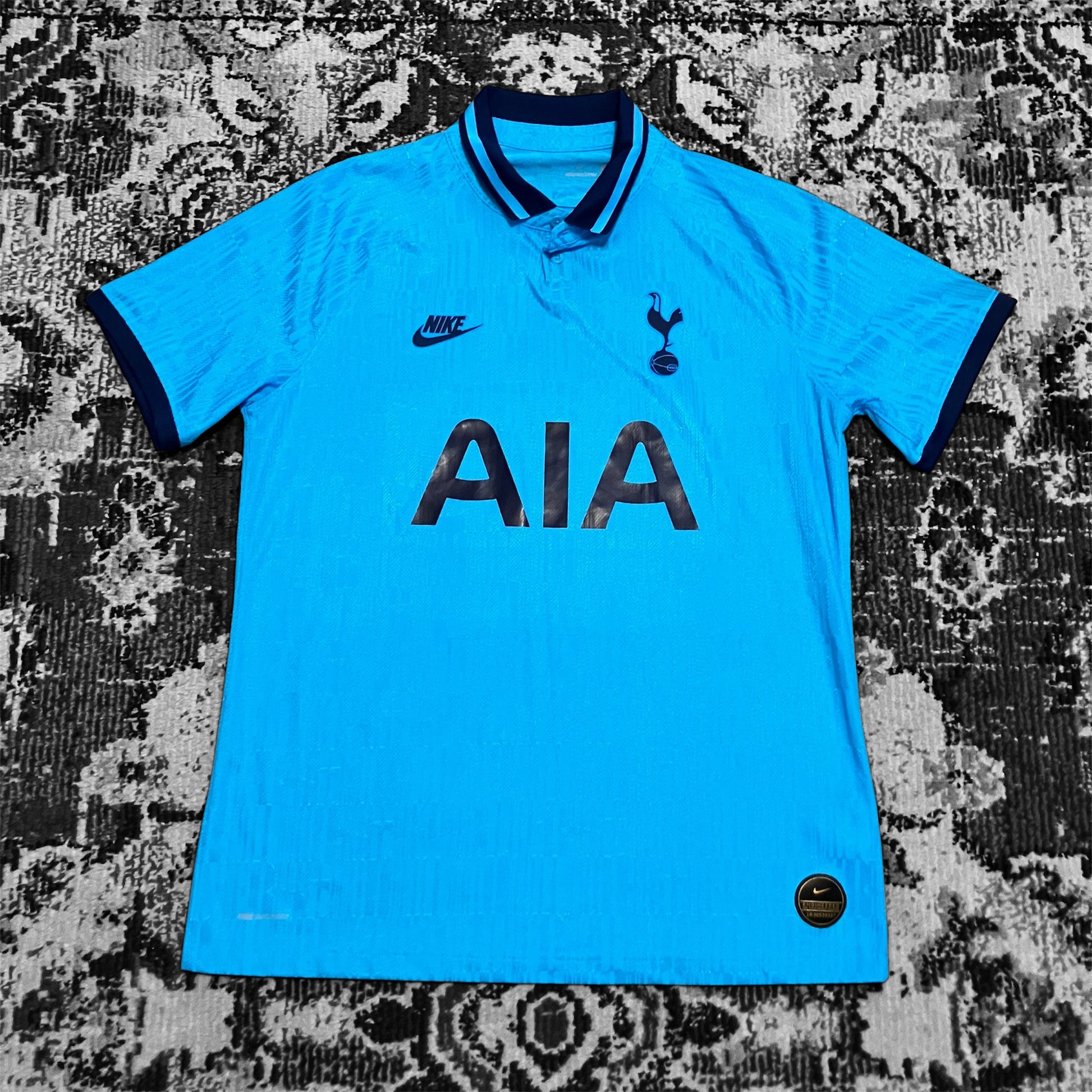 Tottenham Hotspur 2019/20 Player Authentic Nike Vaporknit 3rd Blue Jersey Large
