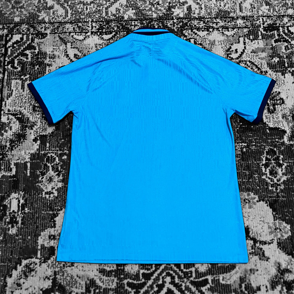 Tottenham Hotspur 2019/20 Player Authentic Nike Vaporknit 3rd Blue Jersey Large