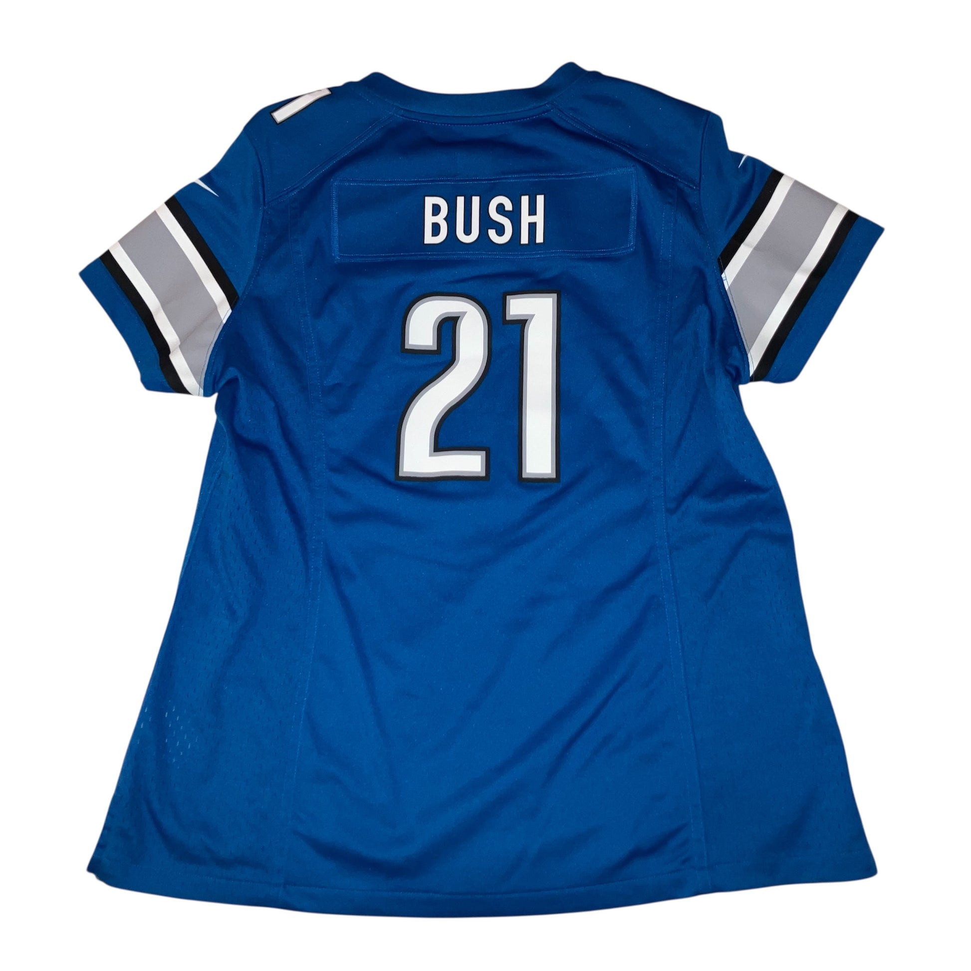 Reggie Bush Women Detroit Lions Blue Nike Jersey Ladies Large