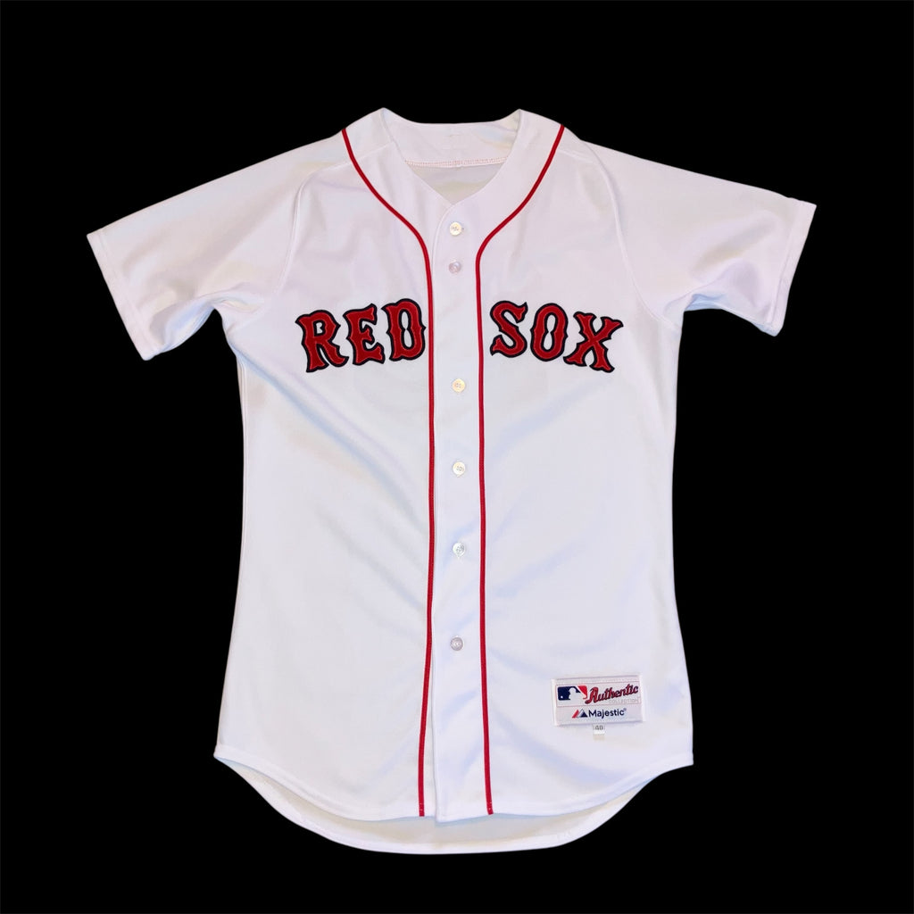Dustin Pedroia Boston Red Sox Home Authentic Majestic Jersey 40