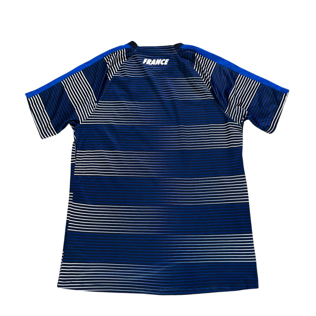 France 2016 FFF Nike Warm Up Blue Jersey Large