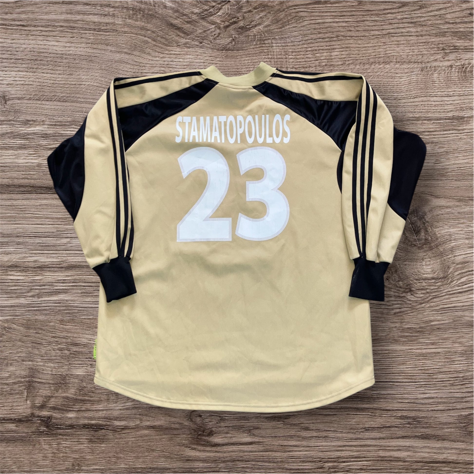 Kyriakos Stamatopoulos 2001 Canada Gold Goalkeeper adidas Jersey XL