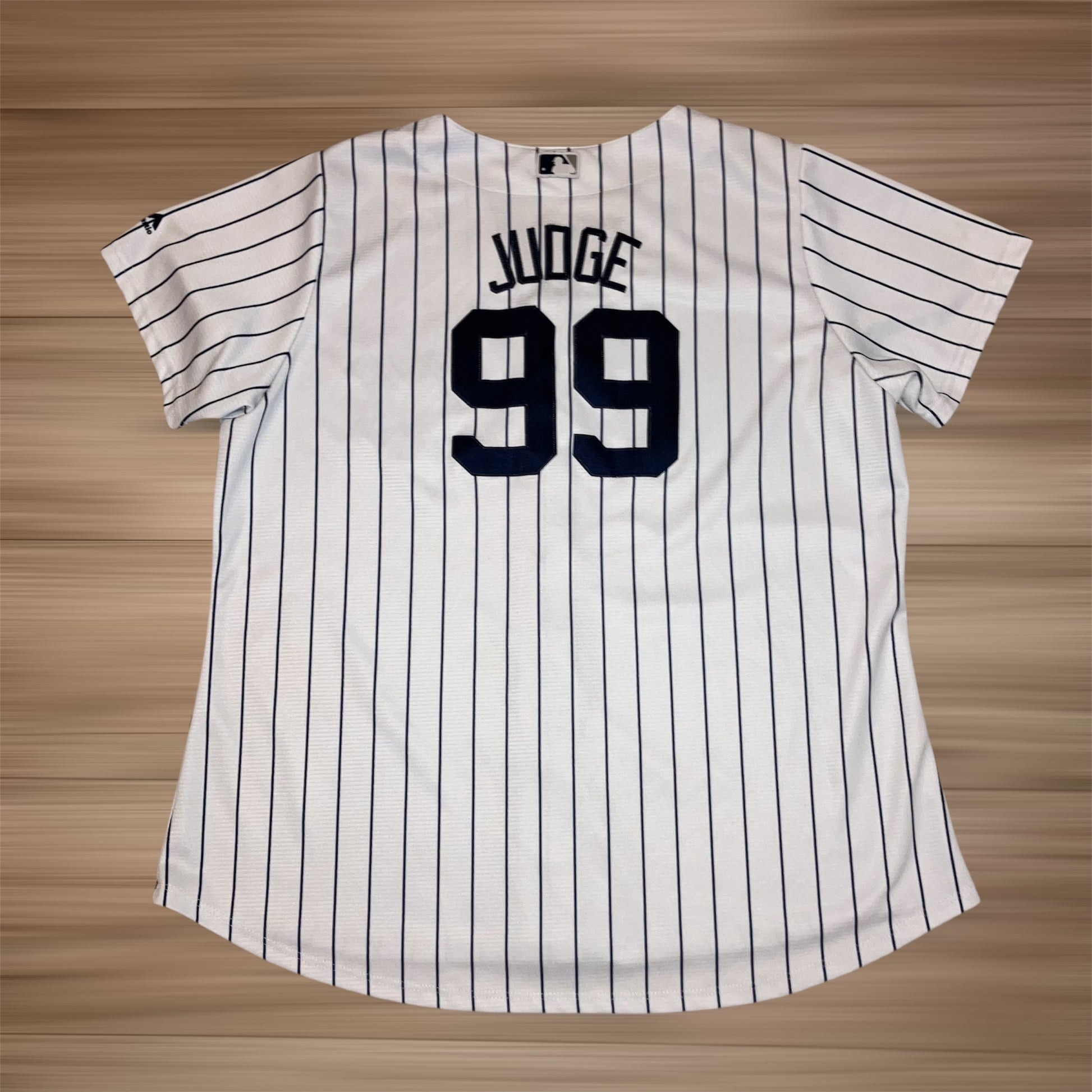 Women Aaron Judge New York Yankees Majestic Home Jersey Ladies XXL