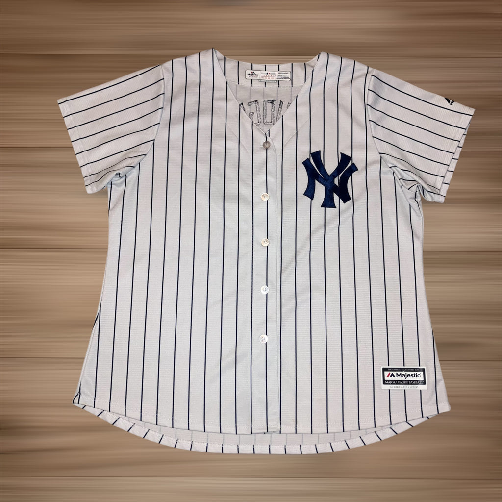 Women Aaron Judge New York Yankees Majestic Home Jersey Ladies XXL