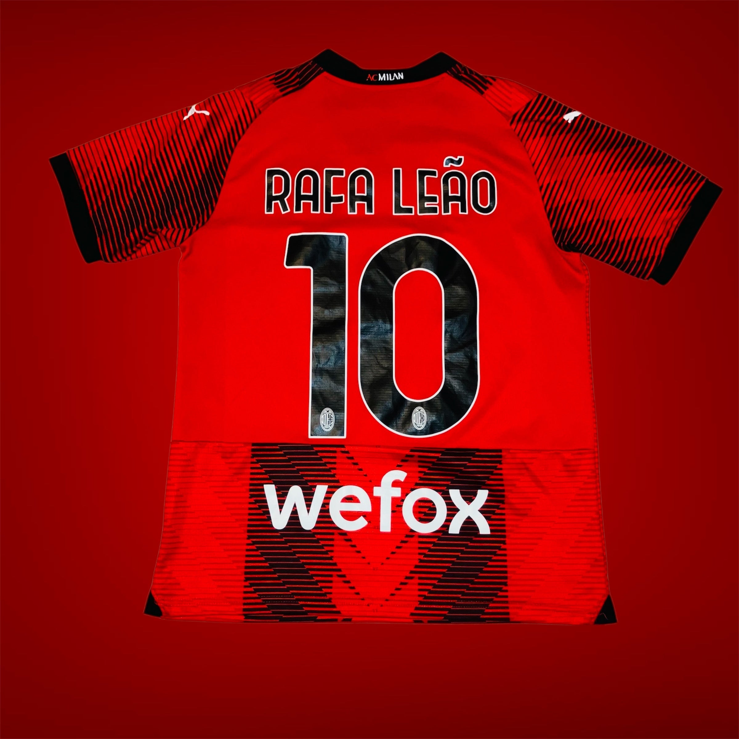 Rafa Leao 2023/24 AC Milan Home Puma Jersey Small