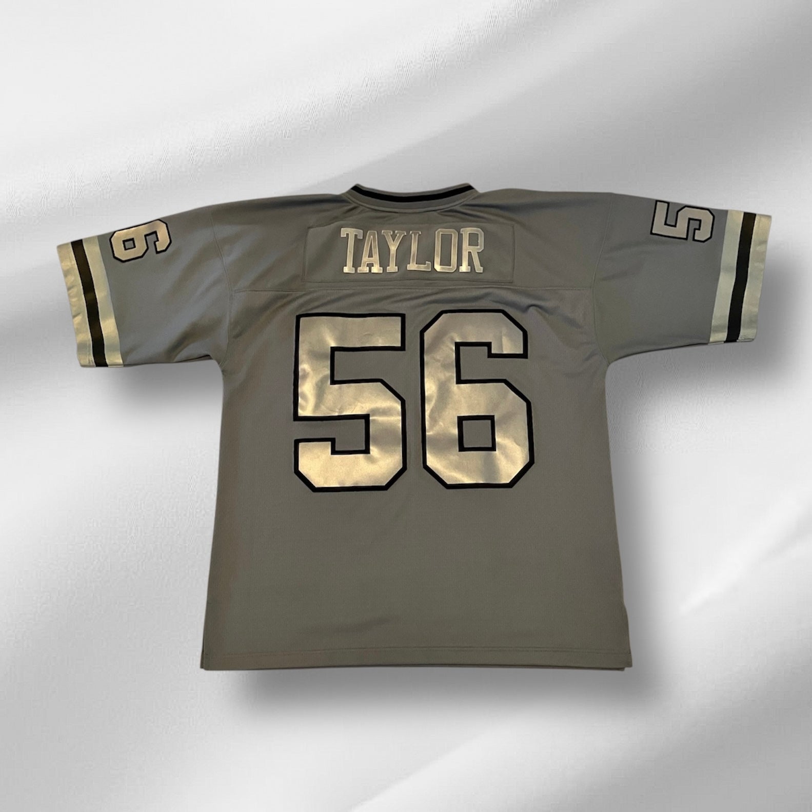 1986 Lawrence Taylor New York Giants Gray Mitchell & Ness Jersey