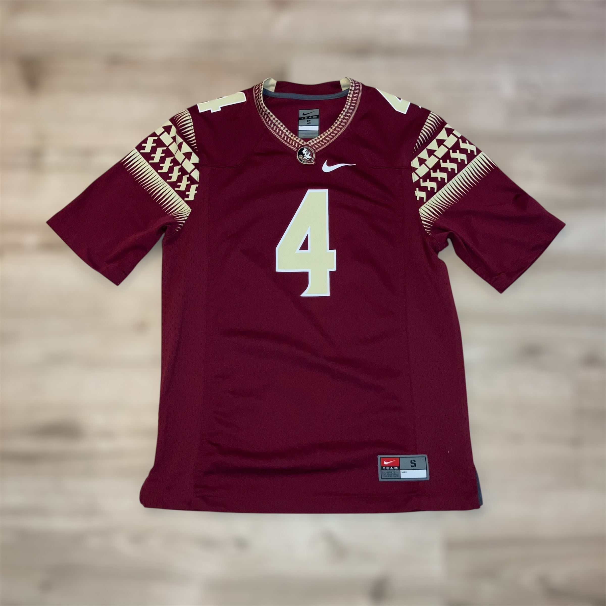 Florida State Seminoles #4 Nike Garnet Jersey Small FSU
