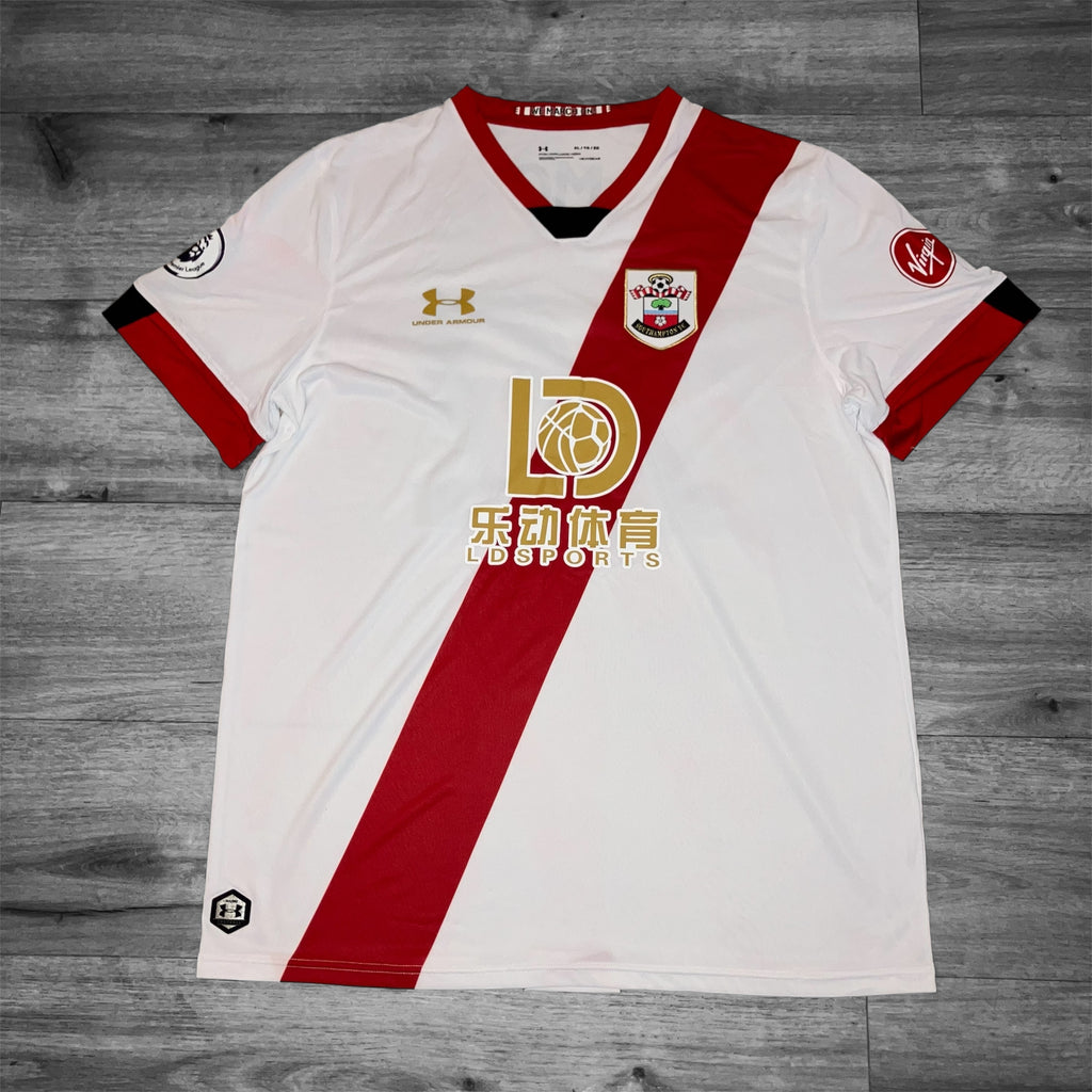 Nathan Redmond 2020/21 Southampton FC 3rd White Under Armour Jersey XL