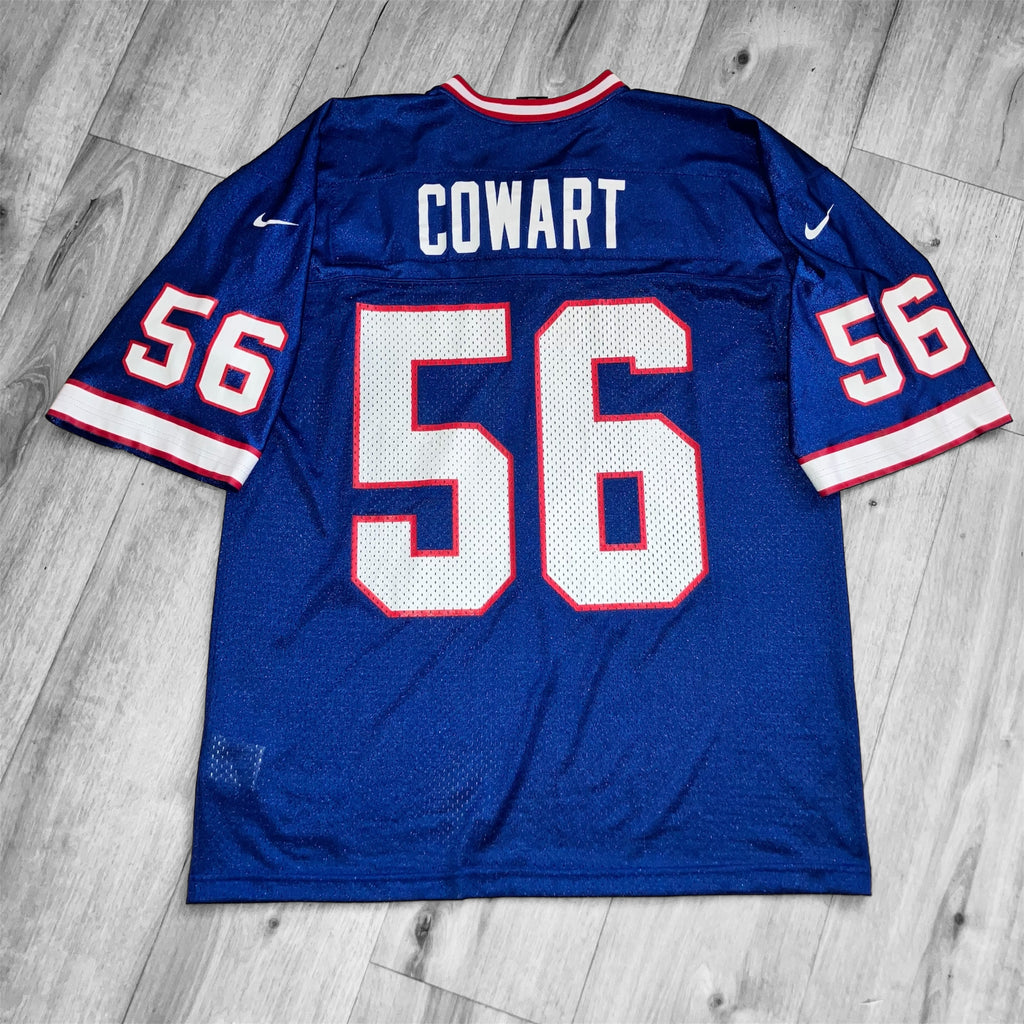 Sam Cowart 2000 Buffalo Bills Blue Nike Jersey Large