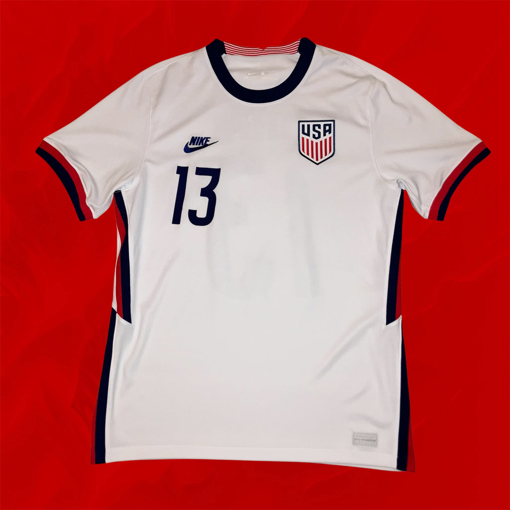 Alex Morgan 2020/21 USMNT White Nike Home Jersey Medium