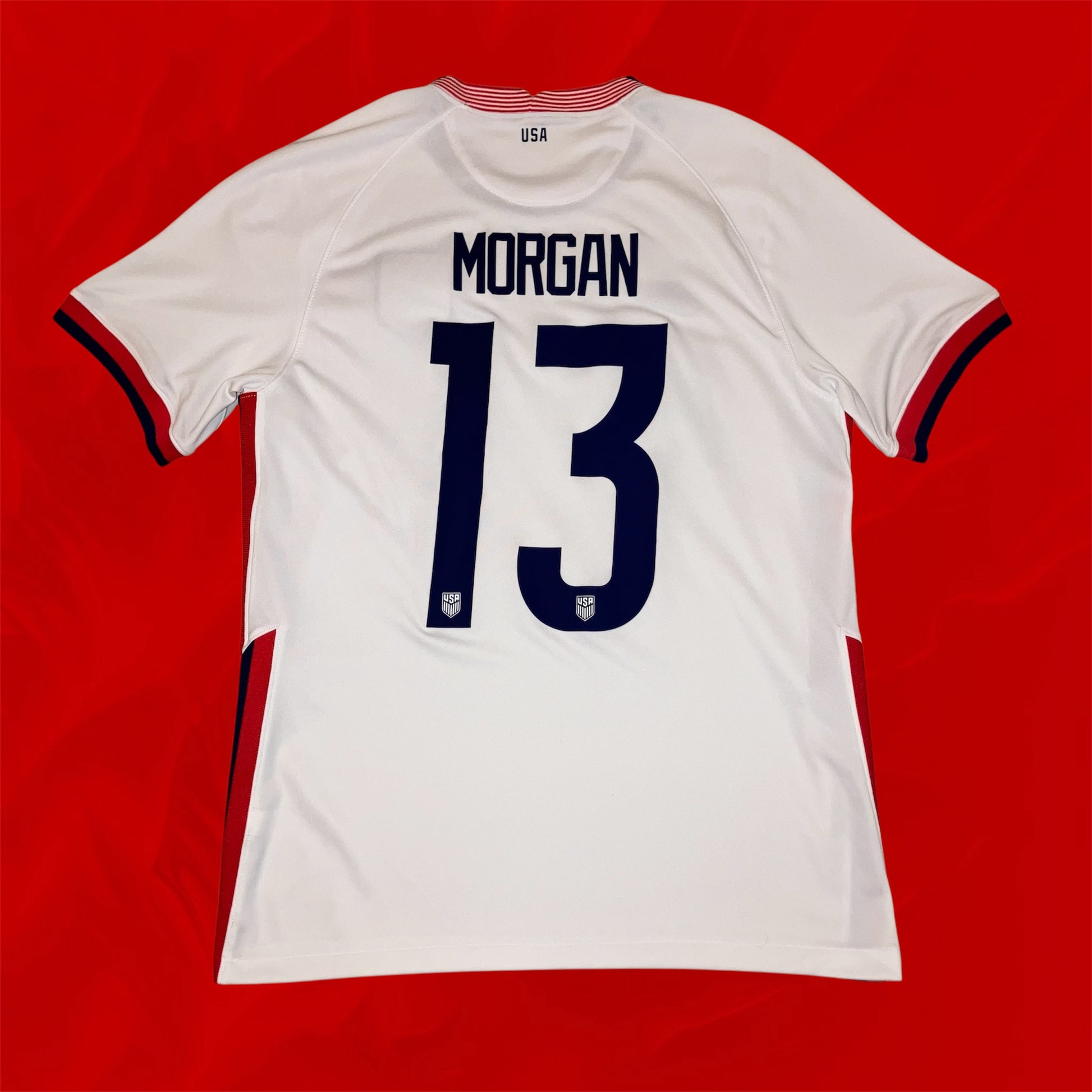 Alex Morgan 2020/21 USMNT White Nike Home Jersey Medium