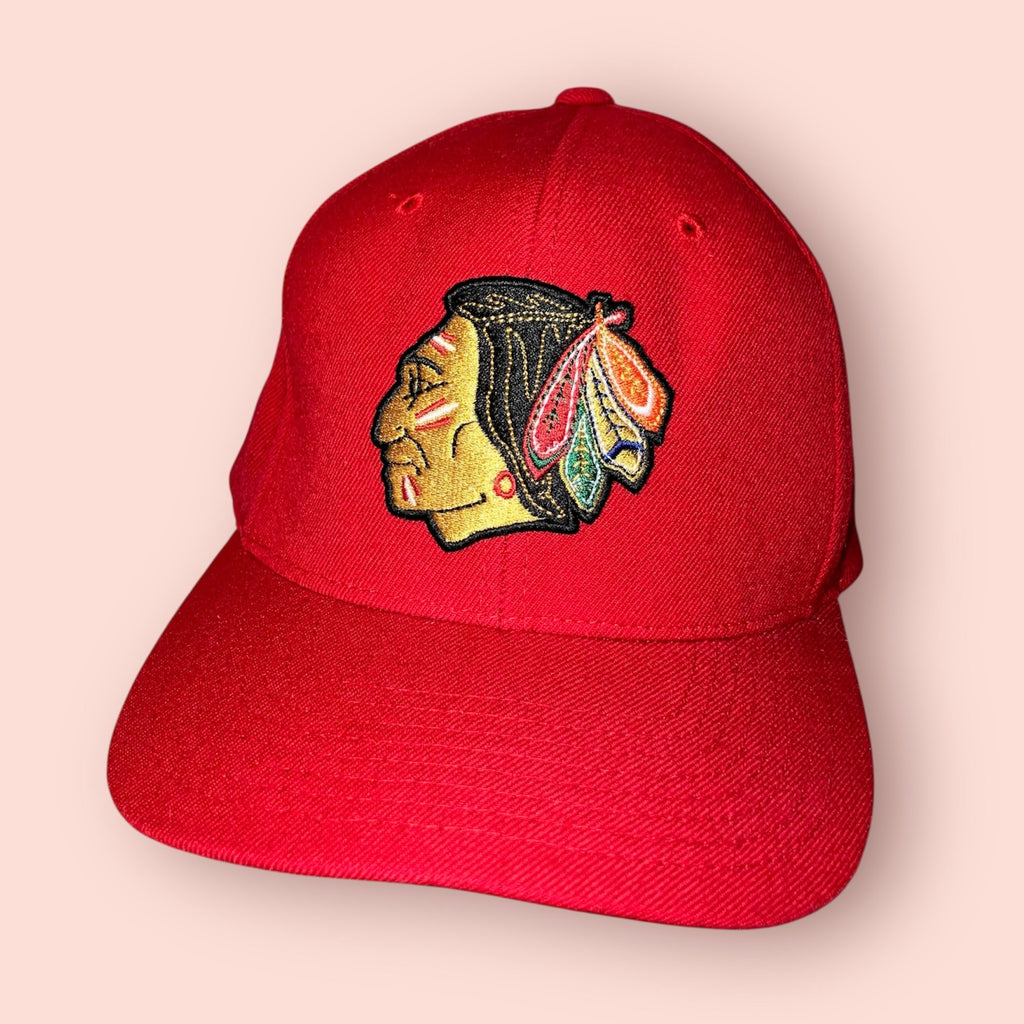 1957 Chicago Blackhawks Red Mitchell & Ness Snapback Hat