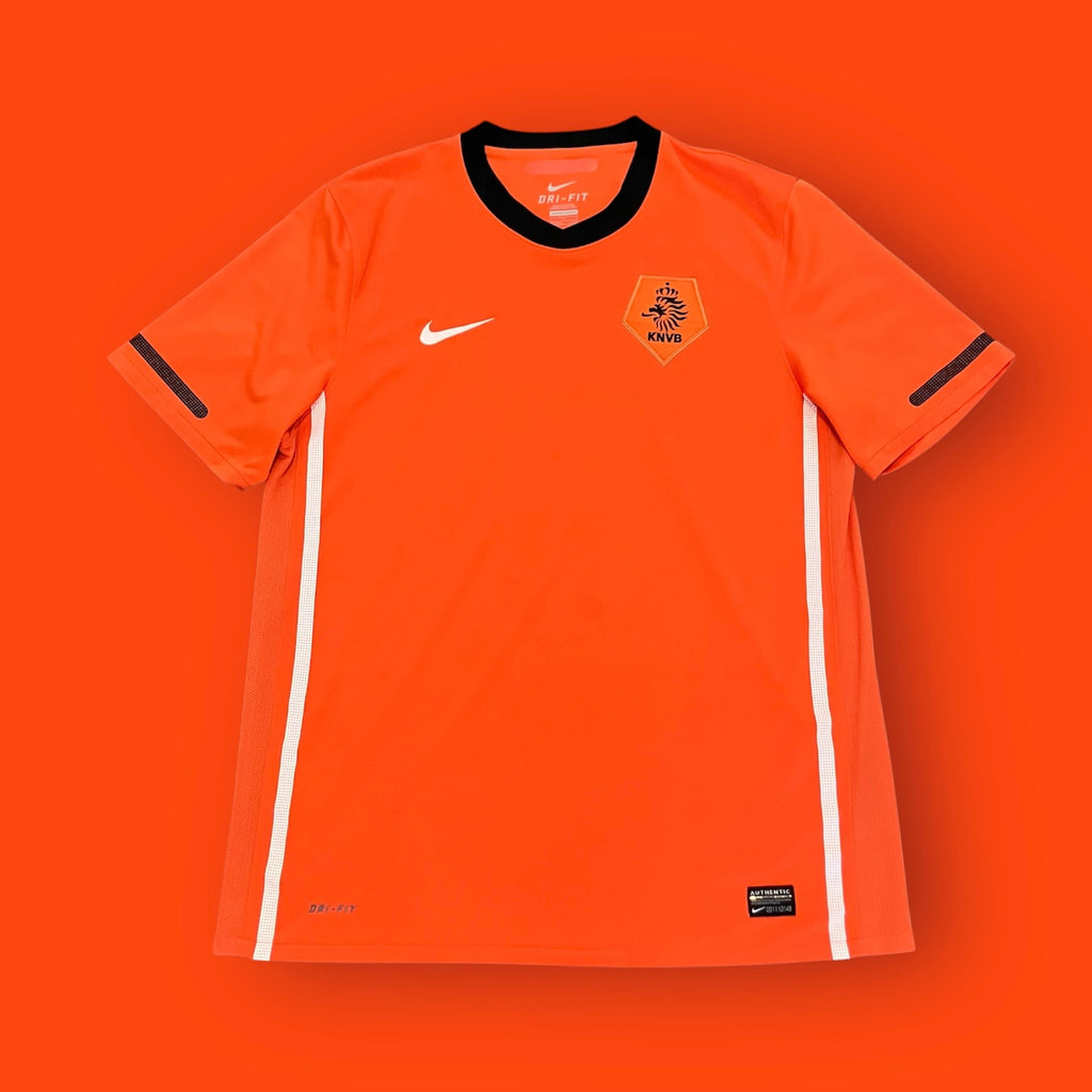 Netherlands 2010 KNVB Home Nike Orange Jersey Large