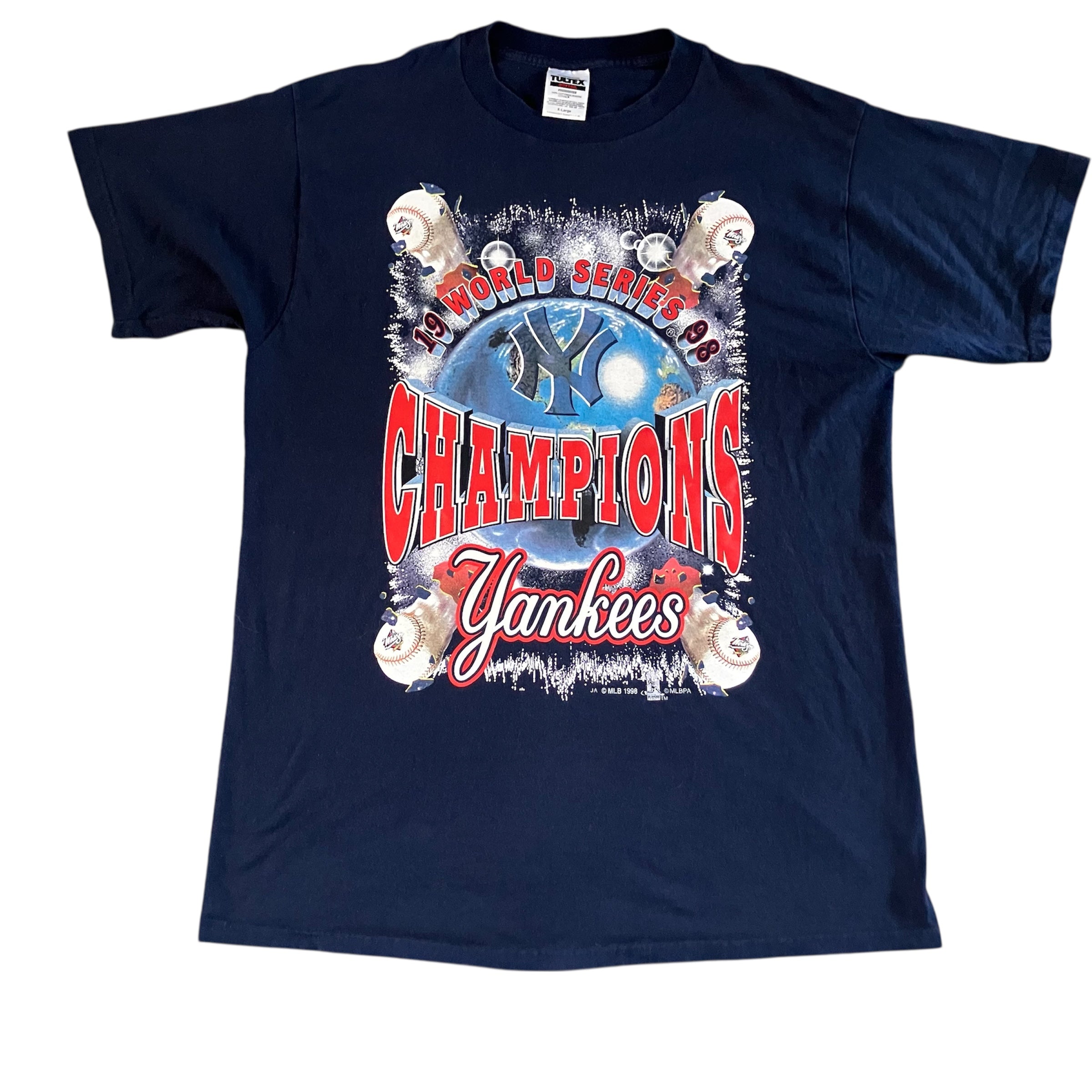 1998 New York Yankees World Series Champions Shirt XL