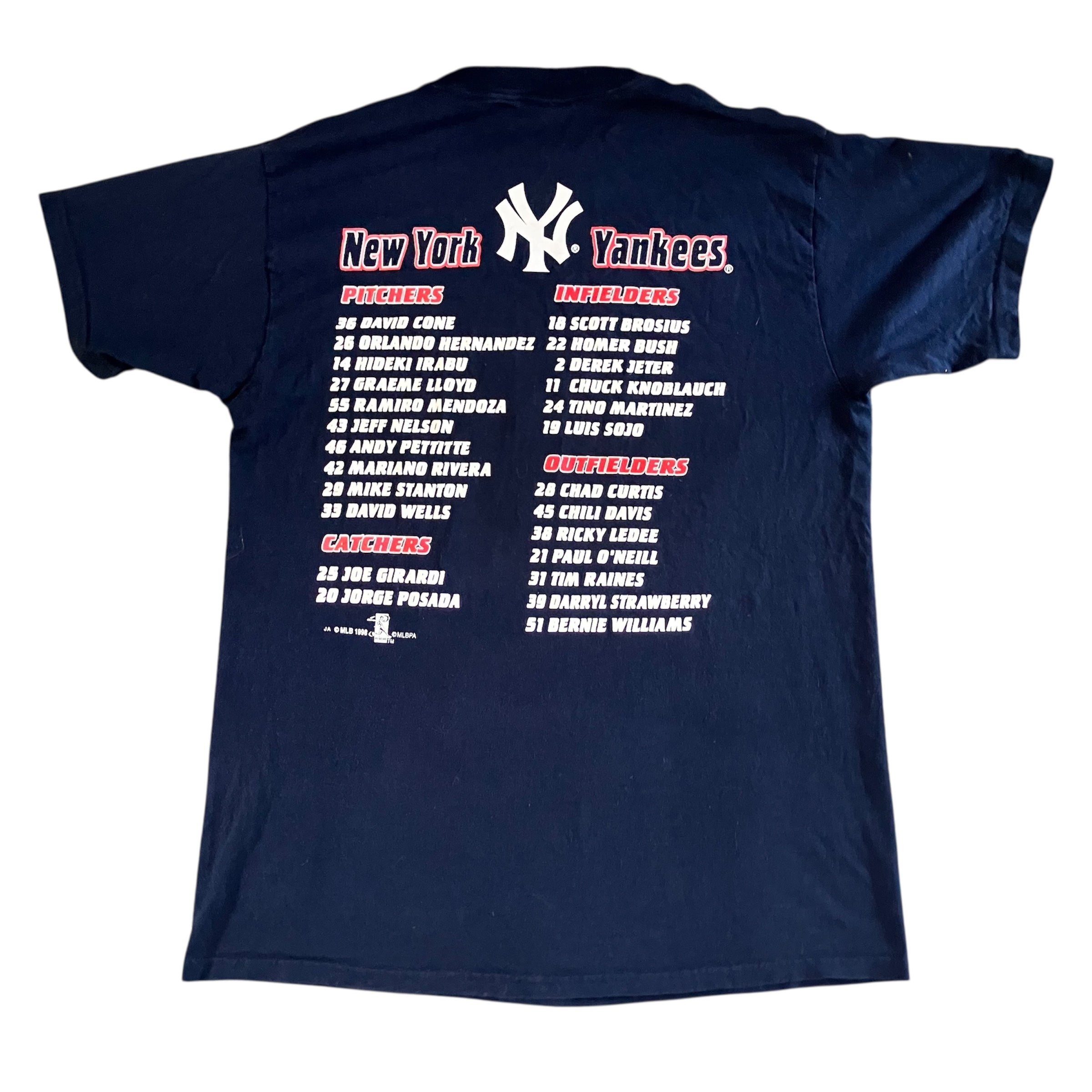 1998 New York Yankees World Series Champions Shirt XL