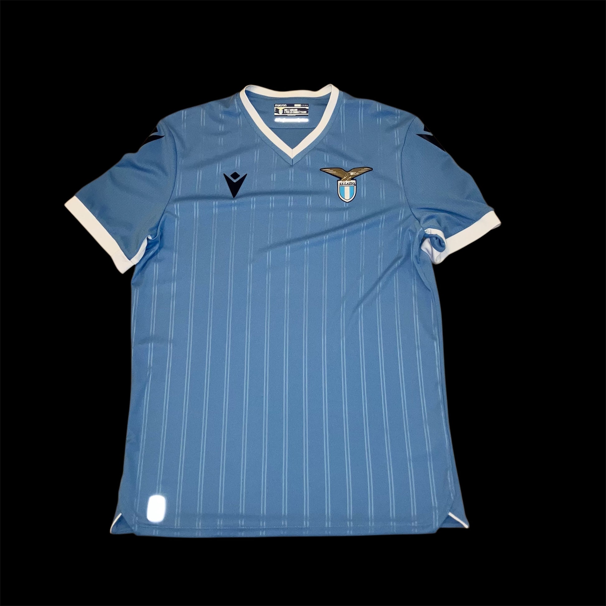 Lazio 2021/22 Home Blue Macron Jersey Large