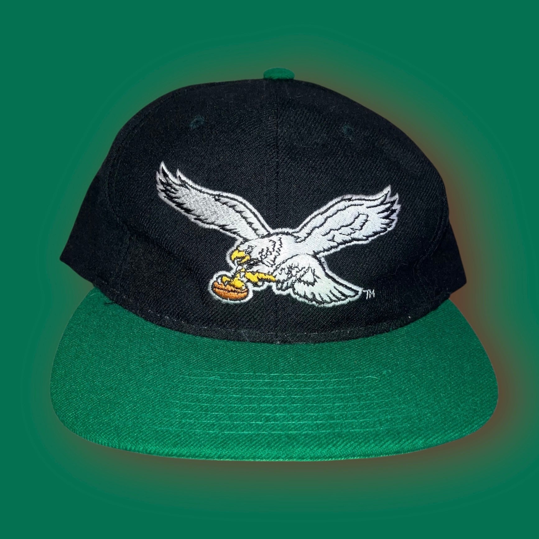 Philadelphia Eagles Black Wool Starter Logo Snapback Hat