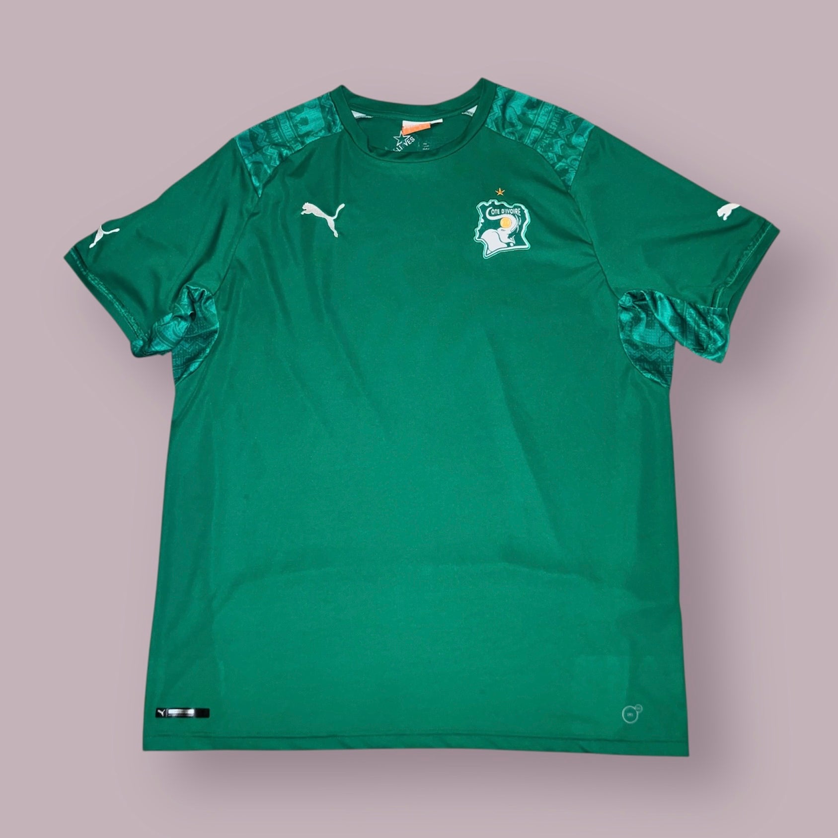 Ivory Coast 2014/15 Away Green Puma Jersey XL