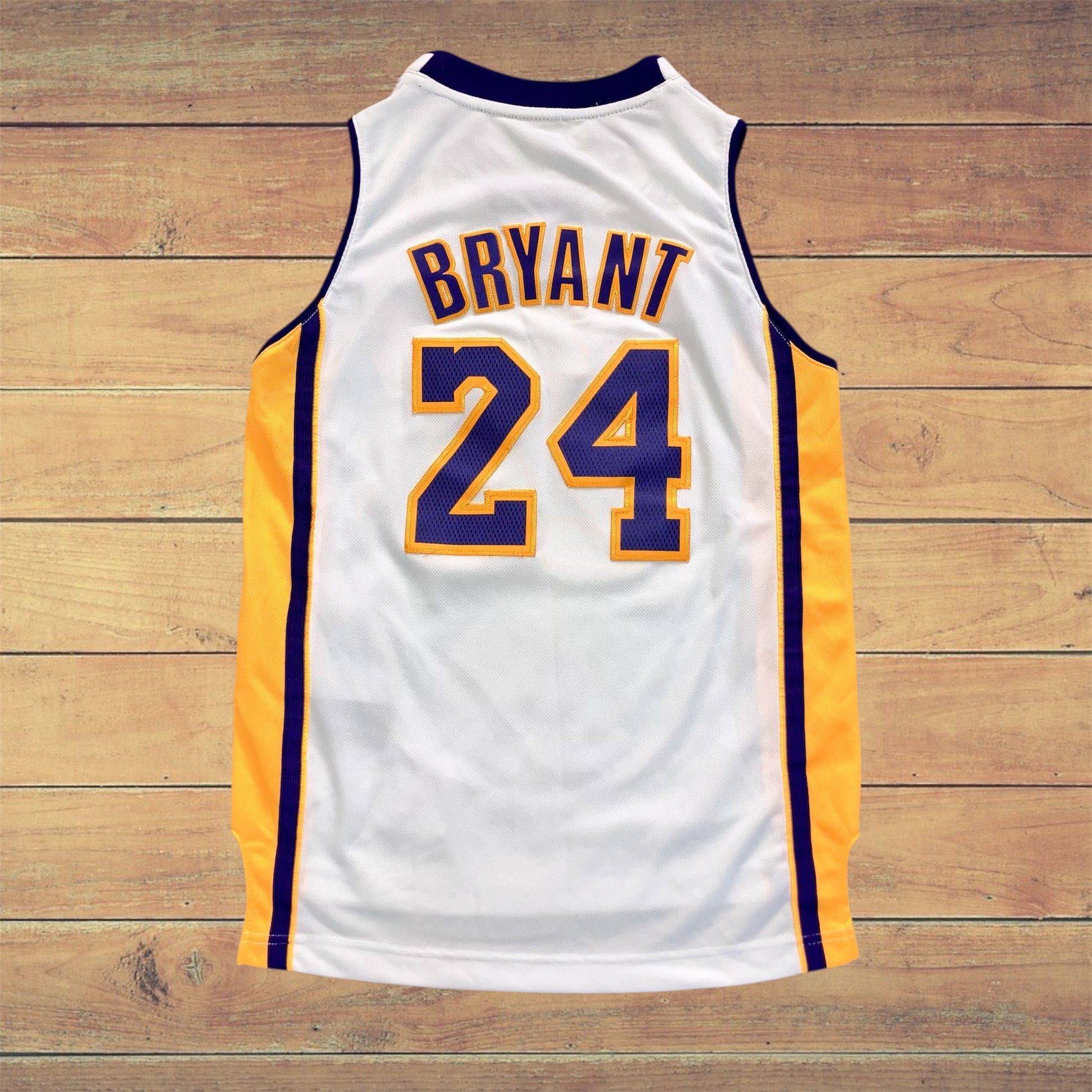 Kobe Bryant Los Angeles Lakers White adidas Jersey Boys Medium