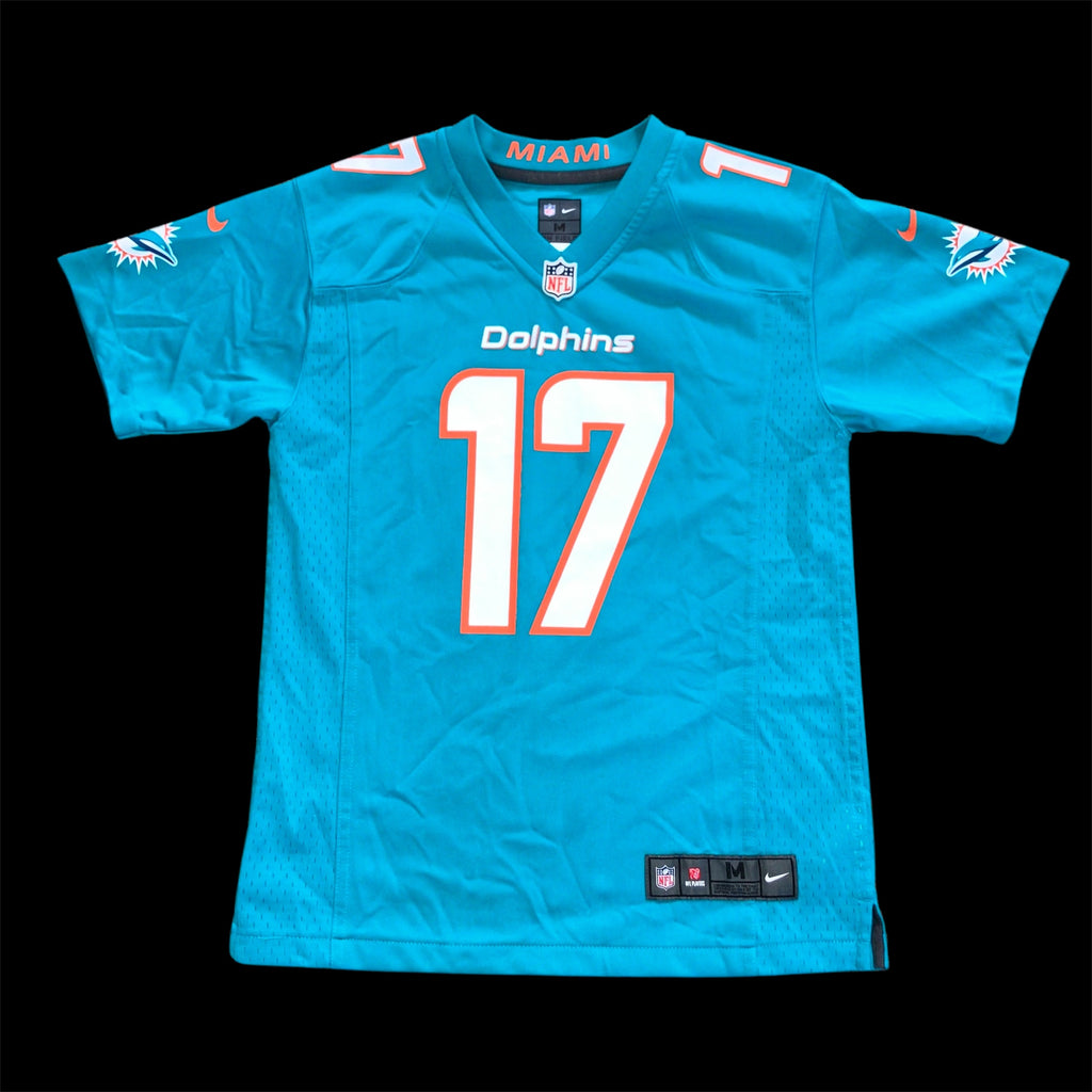Kids Jaylen Waddle Miami Dolphins Aqua Nike Jersey Medium
