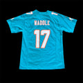 Kids Jaylen Waddle Miami Dolphins Aqua Nike Jersey Medium