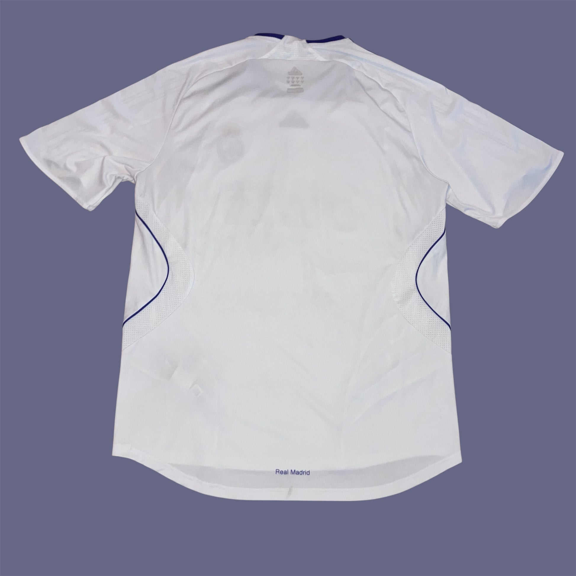 Real Madrid 2007/08 Home White adidas Jersey Large