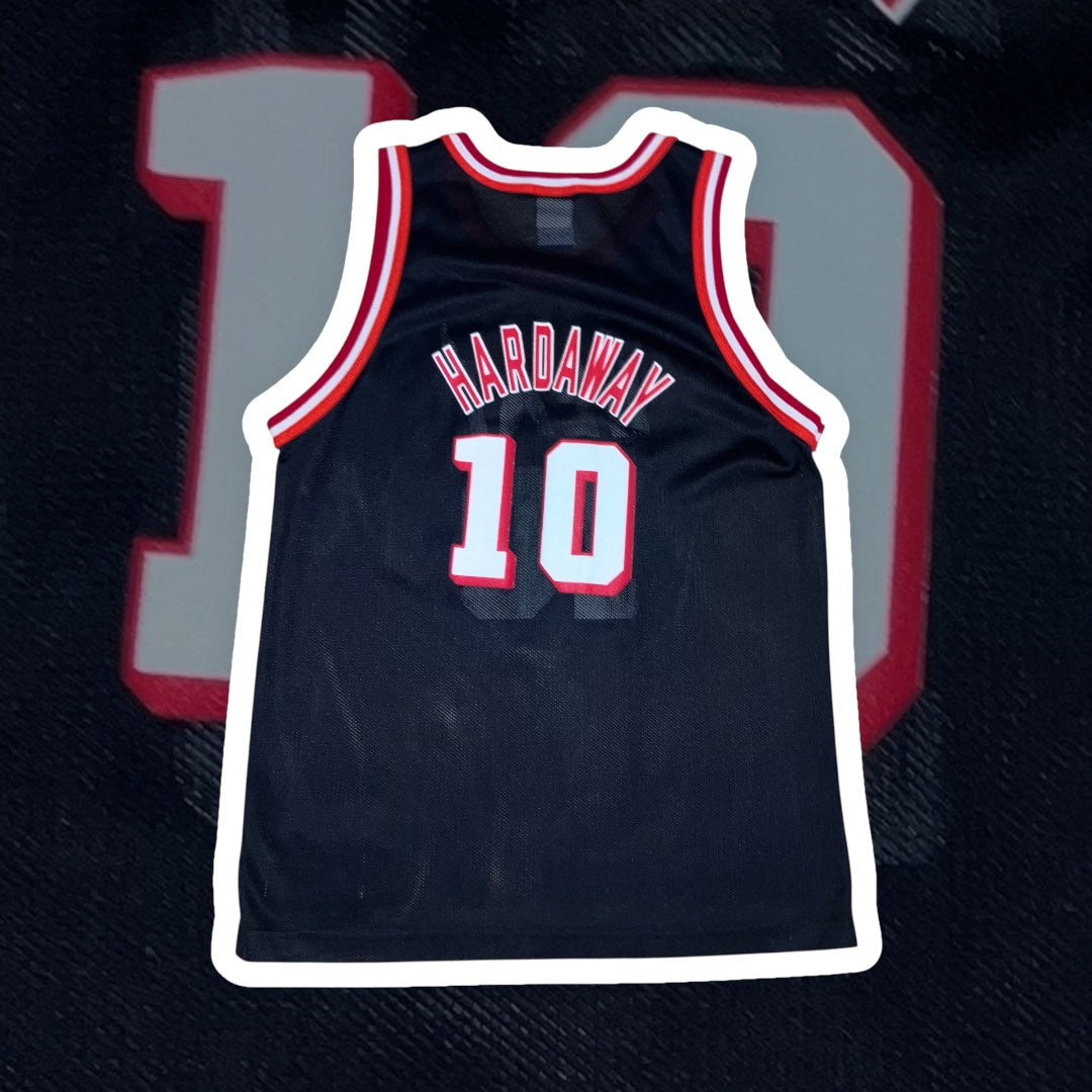Tim Hardaway Youth Miami Heat Black Champion Jersey XL