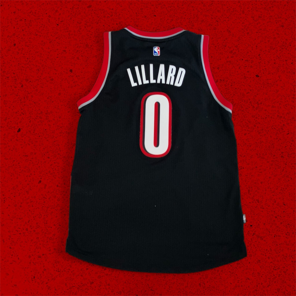 Dame Lillard 2016/17 Portland Trailblazers Home Swingman Jersey Medium