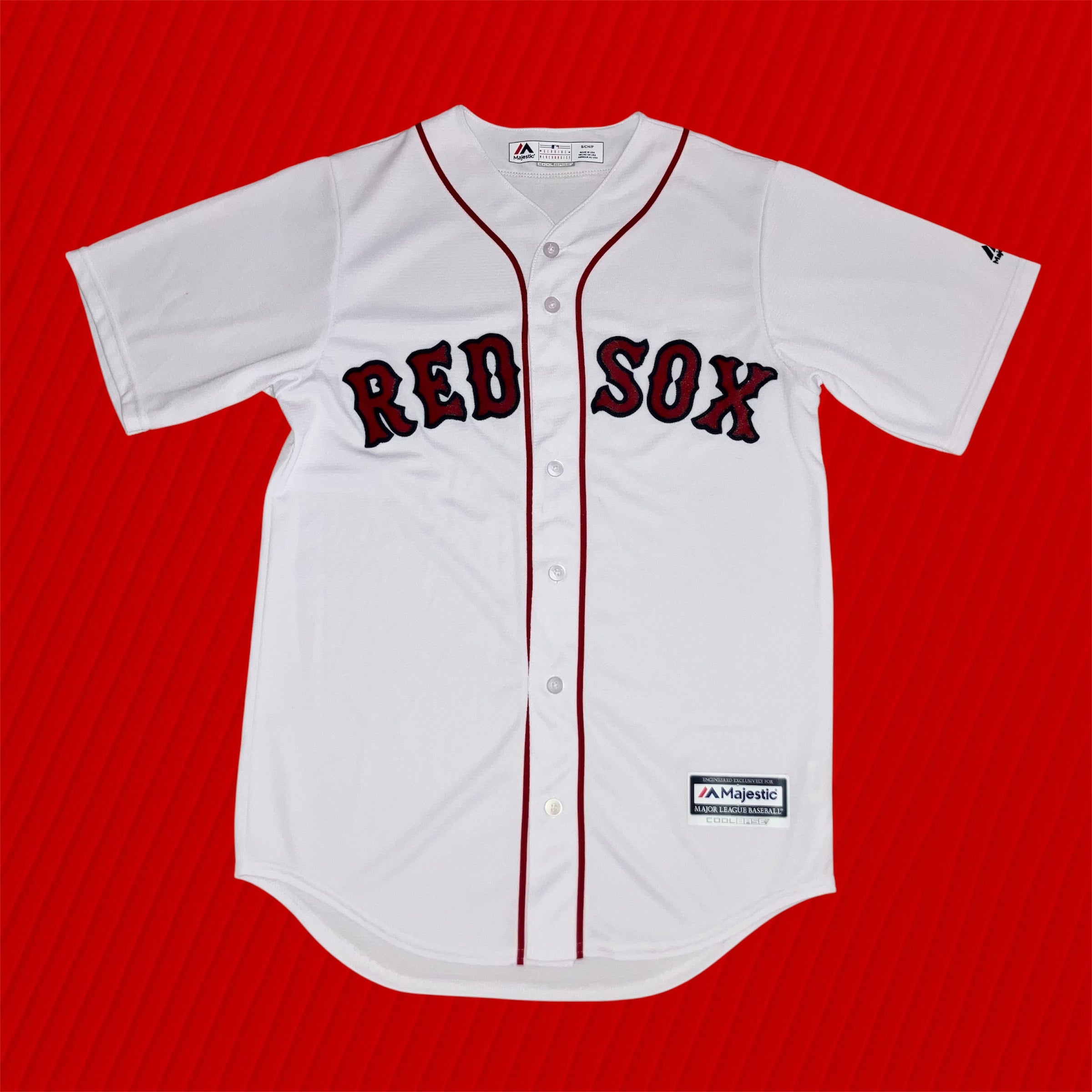 Boston Red Sox Home Majestic 7700 Jersey Small