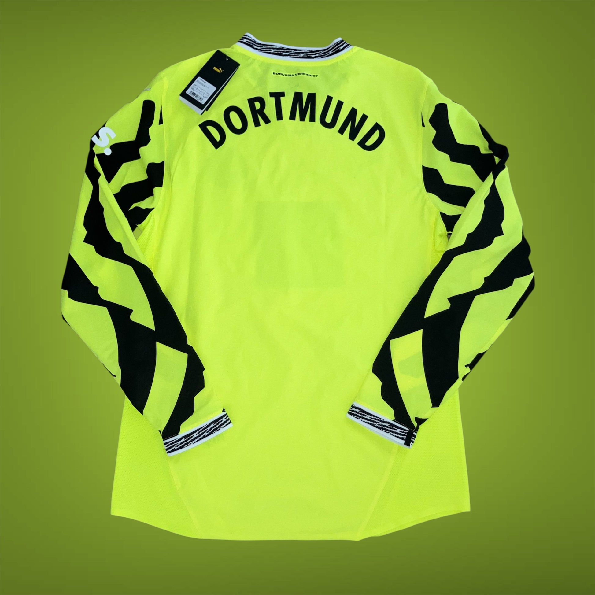 Borussia Dortmund NWT 2024/25 115th Long Sleeve Puma Home Jersey Large