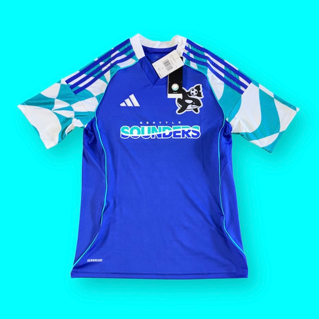 NWT Boys Seattle Sounders FC 2025 Alternate adidas Jersey Large