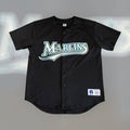 Florida Marlins Russell Athletic Black Jersey XL