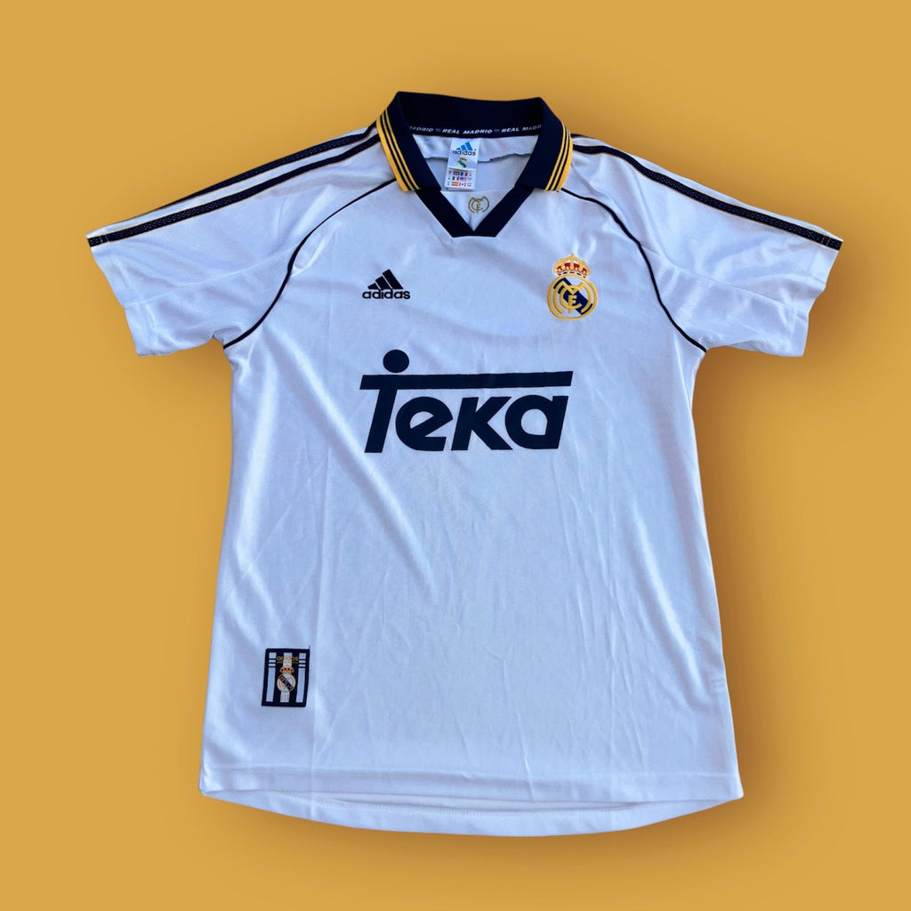 Real Madrid 1999/2000 Home adidas Jersey Large