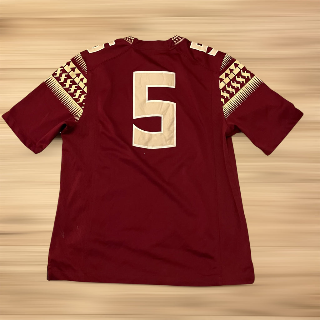 Florida State Seminoles #5 Garnet Stitched Nike Jersey Large