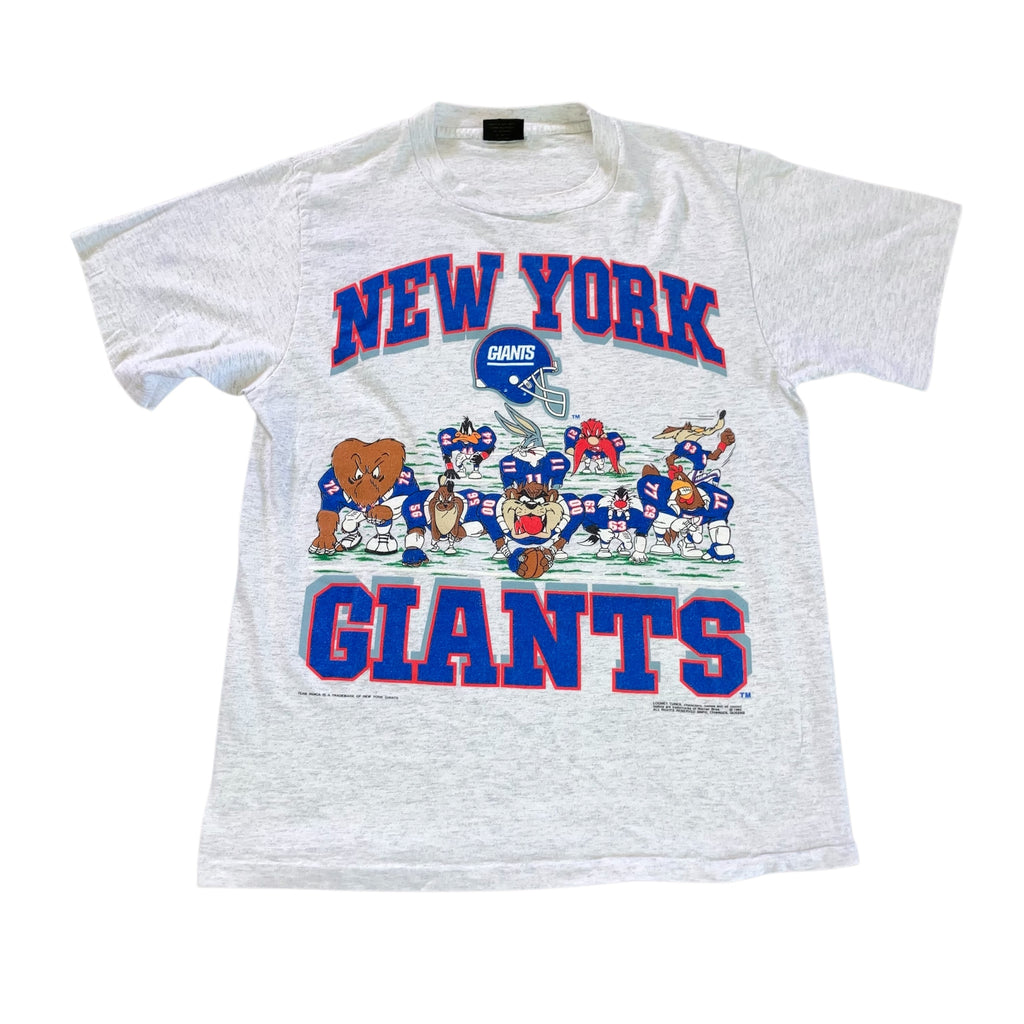 New York Giants 1992 Looney Tunes Gray Shirt Large