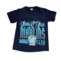 1993 Inaugural Season Florida Marlins Logo 7 Black Shirt Medium