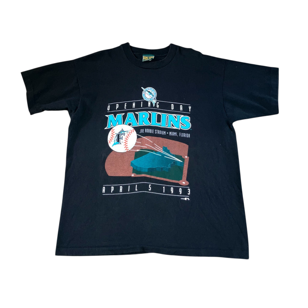 1993 Florida Marlins Opening Day Roster Shirt XL