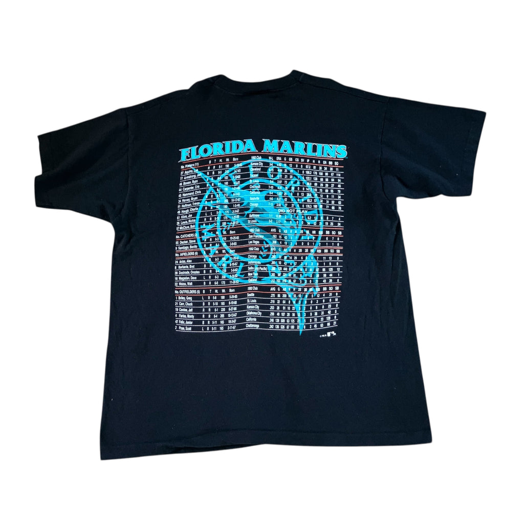 1993 Florida Marlins Opening Day Roster Shirt XL