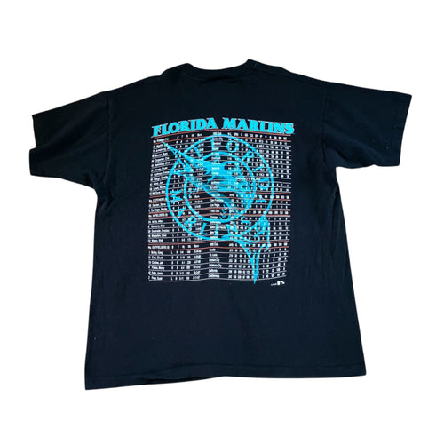1993 Florida Marlins Opening Day Roster Shirt XL