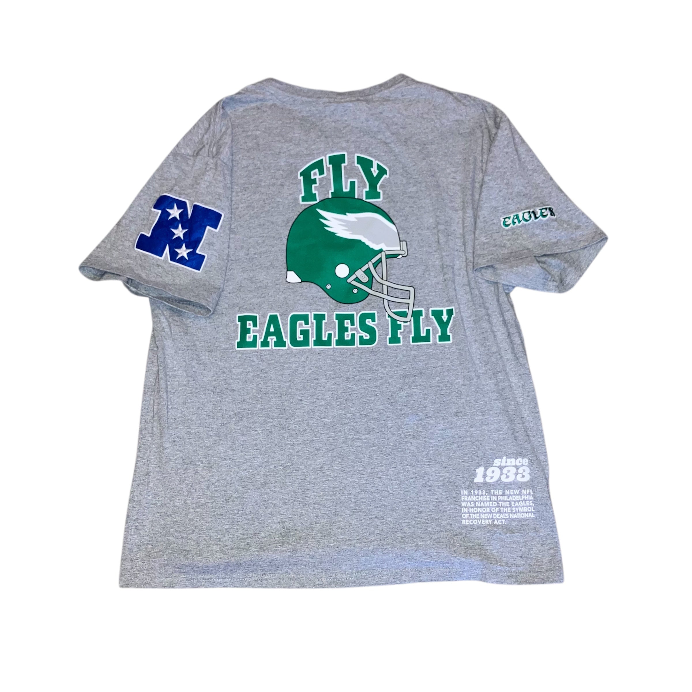 Philadelphia Eagles Mitchell & Ness 1933 Gray Shirt XL