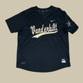 Vanderbilt Commodores Black Baseball Nike Jersey XXL