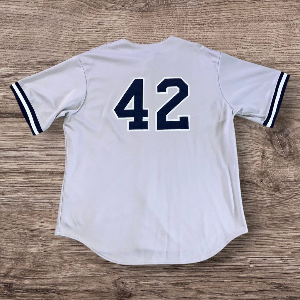 Mariano Rivera New York Yankees Road Gray 6700 Majestic Jersey XL