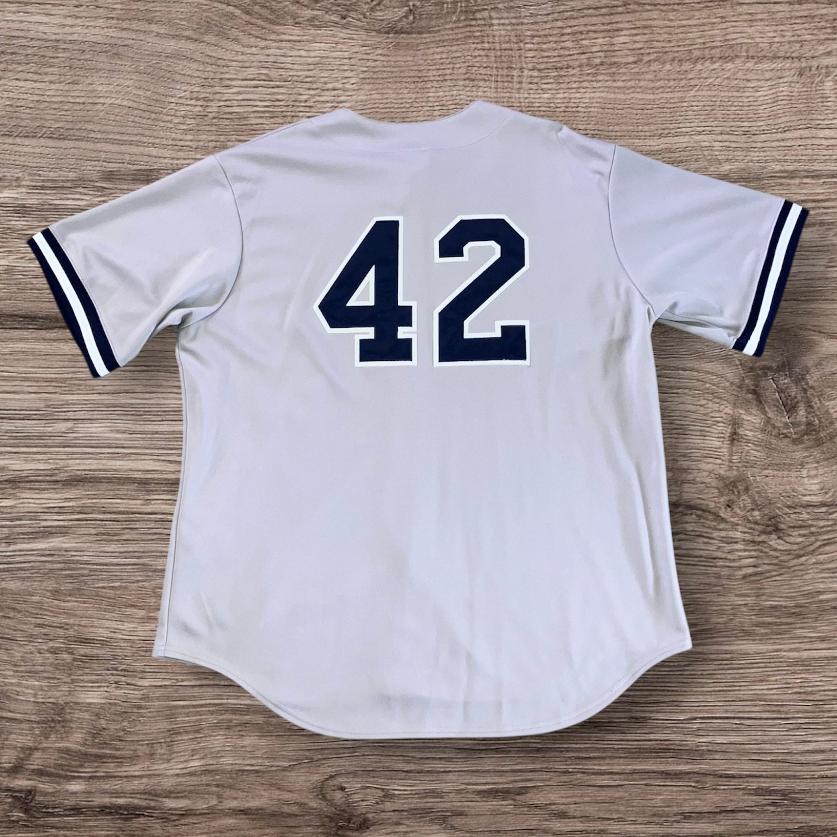 Mariano Rivera New York Yankees Road Gray 6700 Majestic Jersey XL