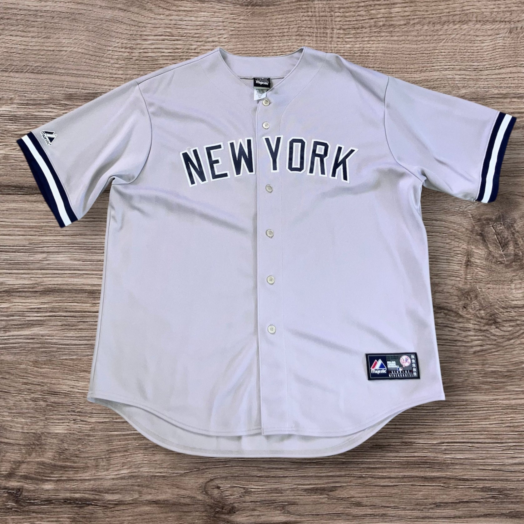 Mariano Rivera New York Yankees Road Gray 6700 Majestic Jersey XL